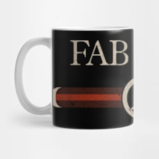 Proud Name Fab Distressed Birthday Gifts Vintage Styles Mug